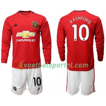 Manchester United Rashford 10 Kind Thuis Tenue 2019-20 L/S Manchester United Rashford 10 Kind Thuis Tenue 2019-20 L/S